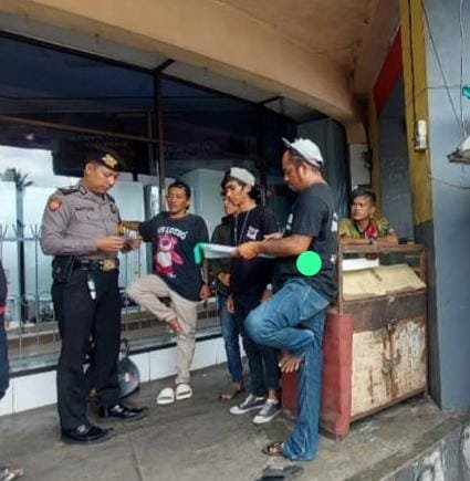 Giat Pemantauan dengan Sasaran Premanisme di SP 4 Pasar Ciamis