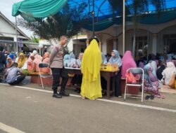 Polsek Cijeungjing Polres Ciamis Hadiri Pengajian Bulanan di Desa Kertaharja