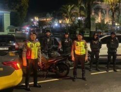 Sat Samapta Polres Ciamis PAM Tarawih Cipta Kondisi Ramadhan 1445 H