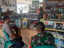 Antisipasi Gangguan Kamtibmas, Polsek Cikoneng Polres Ciamis Giat Kunjungan Silaturahmi kepada Kepala Desa Gunungcupu