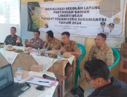 Polsek Panjalu Polres Ciamis Awasi Pertanian Ramah Lingkungan di Kecamatan Sukamantri