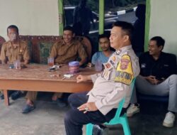 Polsek Ciamis Koorkom ke Warga Desa Sukamulya