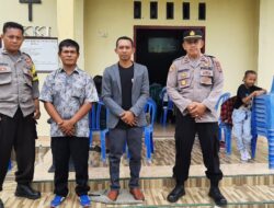 Polsek Lakbok Gelar PAM Ibadah Minggu di GKKI Lakbok