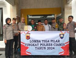 Polsek Lakbok Giat Lomba Tiga Pilar Dan Penilaian Satkamling Tingkat Polres Ciamis Tahun 2024