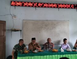 Polsek Banjarsari Giat Pisah sambut Kepala Bpp Pertanian di Aula BPP Banjarsari