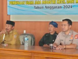 Polsek Panjalu Koorkom ke Warga Desa Maparah