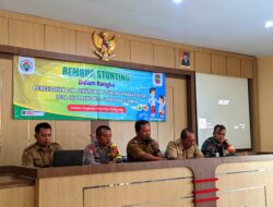 Polsek Cipaku Ikut Rembuk Penanganan Stunting di Desa Jalatrang