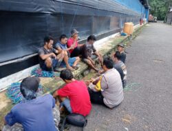 Polsek Sukadana Koorkom ke Warga Desa Ciparigi