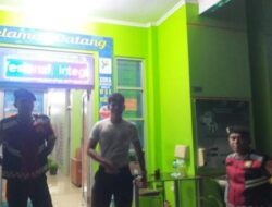 Cipta Kondisi Saat Malam, Satuan Samapta Polres Ciamis Patroli Dialogis ke Kantor BPS Ciamis