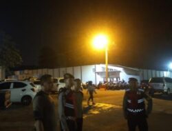 Cipkon di Akhir Pekan, Satuan Samapta Polres Ciamis Patroli ke RSUD Ciamis