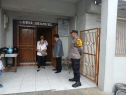 Polres Ciamis Gelar Pengamanan Kegiatan Ibadah di Gereja Pantekosta