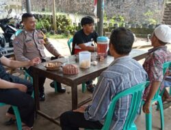 Polsek Sukadana Patroli Beri Imbauan Kamtibmas ke Warga Desa Bunter