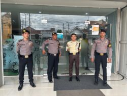 Antisipasi Aksi Premanisme, Sat Samapta Polres Ciamis Giat Patroli Dialogis di Bank BSI