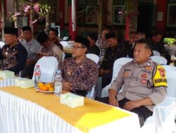 Polsek Lakbok Dampingi Pelepasan Siswa SMPN 1 Lakbok