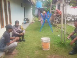 Polsek Ciamis Kunjungi Warga Desa Mekarjadi