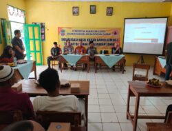 Polsek Cikoneng Ikuti Sosialisasi Pergerakan Tanah di Desa Buniasih