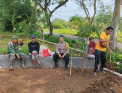 Perkuat Sinergitas, Polsek Cijeungjing  Koorkom ke Warga Desa Kertaharja