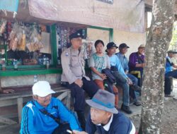 Perkuat Sinergitas, Polsek Cipaku Polres Ciamis Koorkom ke Warga di Desa Bangbayang
