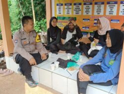 Kanit Binmas Polsek Sukadana  Kunjungi Warga Margajaya