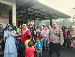Kapolsek Sukadana Polres Ciamis Bersama Muspika Sambut Atlet Voli Nasional Asal Sukadana