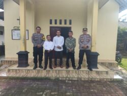 Berikan Rasa Nyaman, Polsek Lakbok Polres Ciamis Gelar PAM Ibadah Minggu di GKKI Lakbok