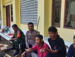 Polsek Cihaubeuti Datangi Warga Desa Cijulang Beri Imbauan Kamtibmas