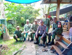 Kanit Binmas Polsek Cisaga Jadi Beri Pembinaan Linmas di Kawunglarang