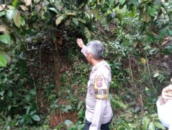 Polsek Ciamis Datangi TKP Temuan Orang Gantung Diri