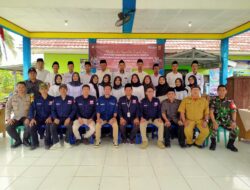 Polsek Lakbok Hadiri Pelantikan Pantarlih Desa Cintaratu