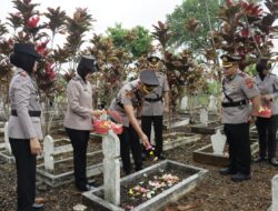 Kapolres Ciamis Pimpin Langsung Ziarah Makam Peringatan Hari Bhayangkara ke-78*