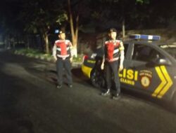 Sat Samapta Polres Ciamis Patroli Malam Hari Antisipasi Balap Liar dan Tindak Kriminalitas