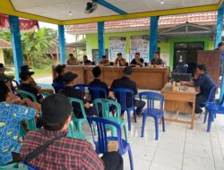Polsek Lakbok Ikuti Rapat RKPDes di Desa Cintaratu