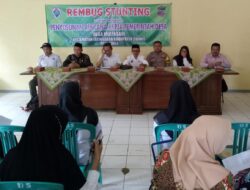 Polsek Kawali Ikut Muades Rembuk Stunting di Desa Sukanagara