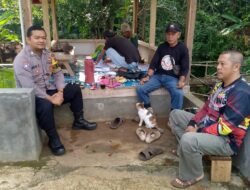 Perkuat Sinergitas, Polsek Sukadana Patroli Kamtibmas ke Warga Cibangban Desa Bunter