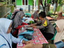 Perkuat Sinergitas, Polsek Cijeungjing Koorkom Bersama Ibu Hamil dan Kader Posyandu Kertaharja