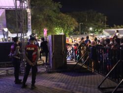 Pastikan Berjalan Aman, Polres Ciamis Siagakan Personel Pengamanan di Hapiphoria Indosiar