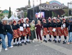 Srikandi Bhayangkara Polres Ciamis Ikut Ramaikan Peringatan Hari Jadi Kabupaten Ciamis ke-382