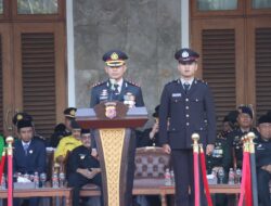 Hari Bhayangkara ke-78, Polres Ciamis Gelar Upacara Bersama Forkopimda di Gedung Negara