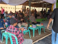 Cipkon di Masyarakat, Polsek Lakbok Polres Ciamis Datangi Hajatan Warga Kutawaringin