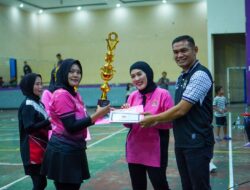 Jaring Anggota Berbakat Polres Ciamis Gelar Turnamen Voli Bhayangkari Ke-72