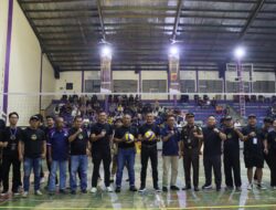Kapolres Ciamis Resmi Buka Turnamen Bola Voli KAPOLRES CUP 2024