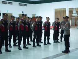 Kepulangan Jemaah Haji disambut Oleh Anggota Polisi Polres Ciamis