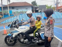 Sat Lantas Polres Ciamis Edukasi Siswa Paud Fastabiqul Khoirot Terkait Keselamatan Jalan