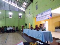 Polsek Panjalu Polres Ciamis Amankan Pelantikan Belasan RT dan RW di Desa Cibeureum