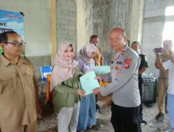 Polsek Cisaga Polres Ciamis Monitoring Sosialisasi PTSL di Desa Sidamulya
