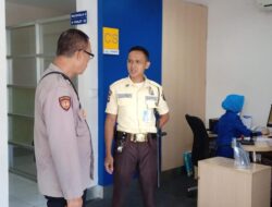 Polsek Rancah Koordinasi Bersama Satpam Perbankan Antisipasi Gangguan Kamtibmas