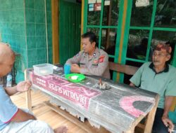 Perkuat Sinergitas, Polsek Sukadana Polres Ciamis Koorkom ke Warga Desa Ciparigi Soal Judol