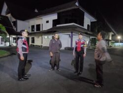 Cipta Kondisi, Satuan Samapta Polres Ciamis Patroli Biru Obvit di Pusat Kota Kab. Ciamis