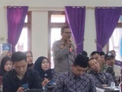 Perkuat Sinergitas, Polsek Cijeungjing Polres Ciamis Koorkom ke Warga Desa Kertaharja