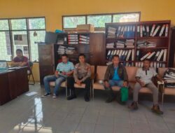 Perkuat Sinergitas, Polsek Cisaga Patroli Kamtibmas ke Kantor PTPN Batulawang Jelang Pilkada